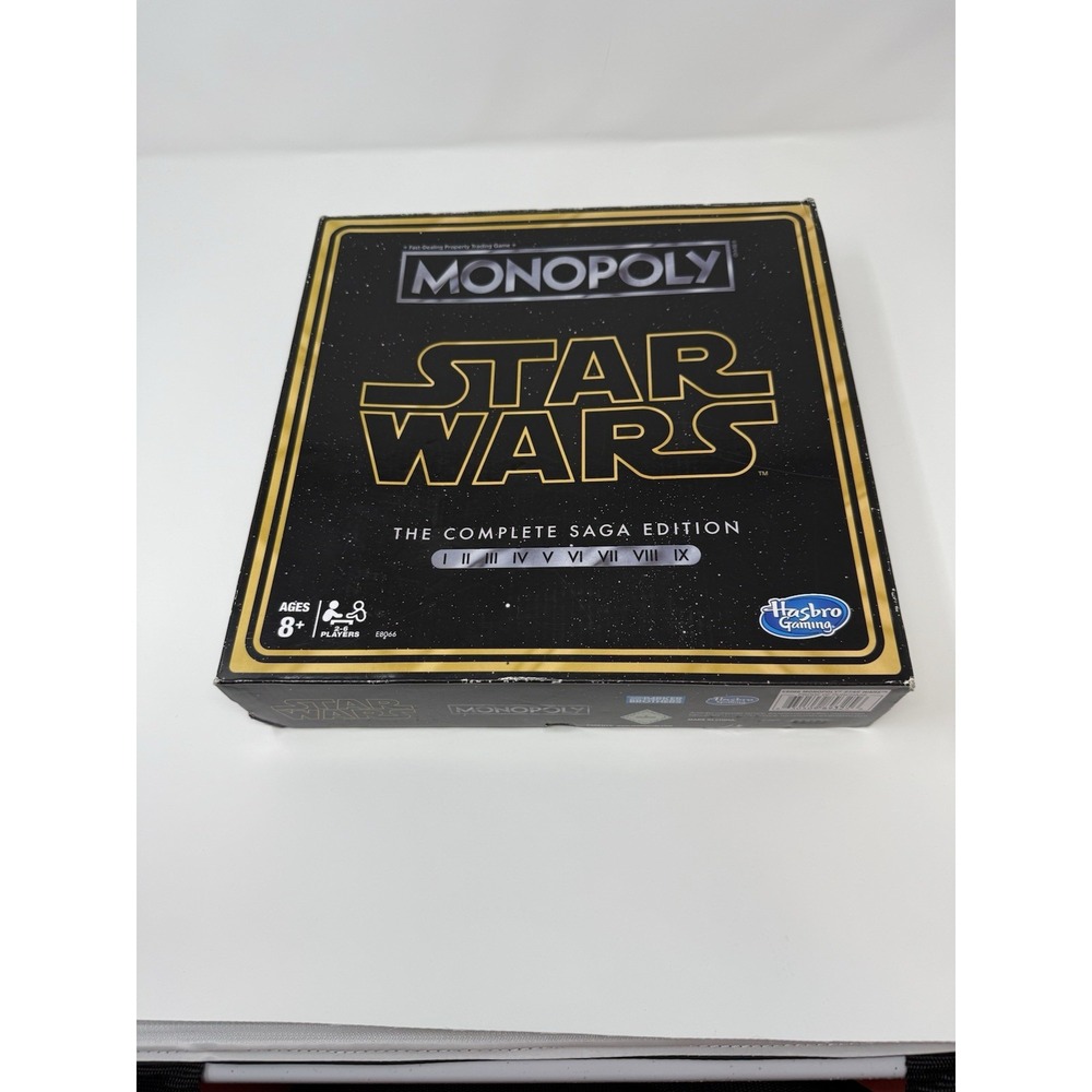 2018 Star Wars Monopoly Board Game The Complete Saga Edition Metal Miniatures